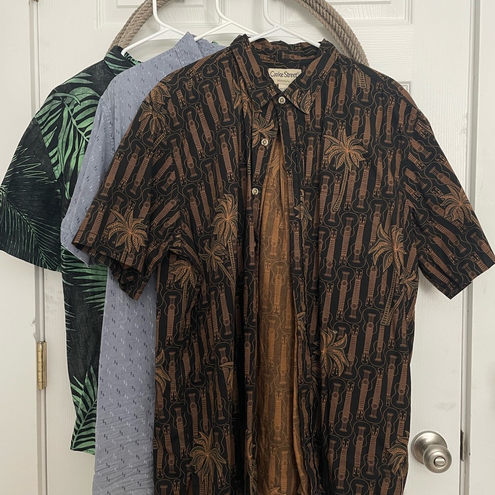 Set of 3 Patterned Men's Shirts